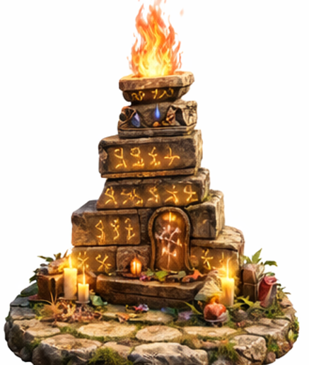 Elemental shrine - Runic Pyre Altar