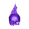 candle_skull_2.stl Oficina de Necromantes