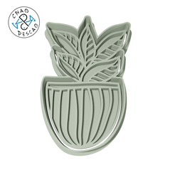 Domestic_Plant_02_C.png Archivo STL Planta doméstica (no 2) - Cortador de galletas - Fondant - Arcilla polimérica・Objeto para impresora 3D para descargar