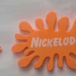 20230520_201251.jpg Fichier STL Nickelodeon Sign - Plaque - Porte-clés・Modèle pour imprimante 3D à télécharger