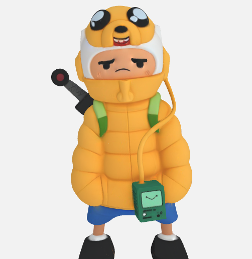 Figure Puff Jake & Lil Finn Adventure Time