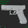 111.png Glock 19X - 全尺寸 1:1 3D 扫描复制品｜道具，非功能性 STL G19X