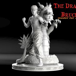 rr.jpg 3D file Bruce Lee Dragon・3D print design to download