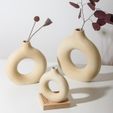 6.jpeg Archivo STL JARRON NORDICO CIRCULAR HUECO / NORDIC CIRCULAR HOLLOW VASE・Modelo para descargar y imprimir en 3D