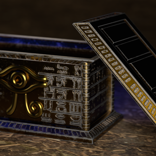 3D STL Model  Yu-Gi-Oh! Inspired Card Storage Urn Box STL File for 3D  printingCults