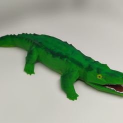 Crocodile low poly