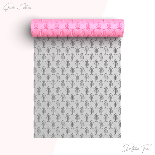 dsgsdgsdg.png Fish Bone Monochrome Texture Roller For Polymer Clay, Fish Clay Texture Roller, Polymer Clay Tool, Printable, Digital STL File, No: 1518
