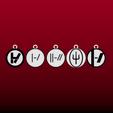 render-1.png Keychain - all twenty one pilots eras
