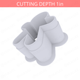 Gingerbread_Man~1.75in-cookiecutter-only2.png Cortador de biscoitos de gengibre 1.75in / 4.4cm