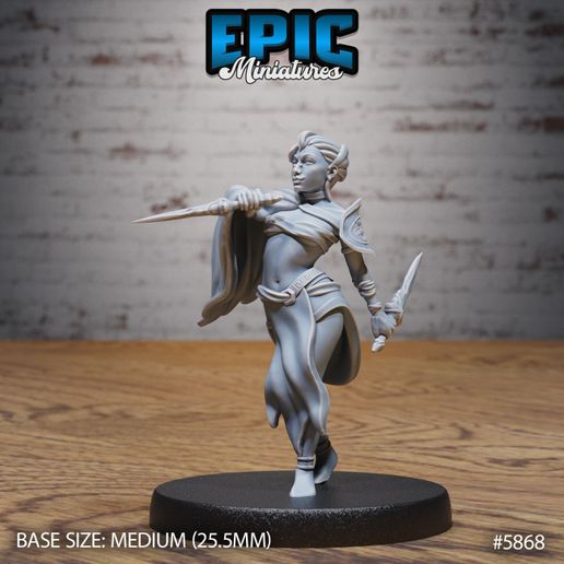 Aztec Tribe Assassin ‧ DnD Miniature ‧ Tabletop Miniatures ‧ Gaming Monster ‧ 3D Model ‧ RPG ‧ DnDminis ‧ STL FILE