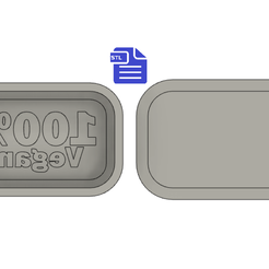 STL00478-2.png Fichier 3D 100% Vegan 2pc Bath Bomb Mold・Plan à imprimer en 3D à télécharger