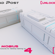 COMMAND POST [UNLOcK AT *5000] PROJECT MOBIUS 3D Printable Scifi Structures for Tabletop Gaming gq Scifi Structures for Gaming Vol 4 - bundle
