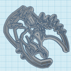 142-Mega-Aerodactyl.png Archivo STL Pokemon: Mega Aerodactyl Cookie Cutter・Diseño para descargar y imprimir en 3D