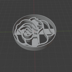 RoseComplete.png Download STL file Cookie cutter rose • 3D printable object, mikegenius