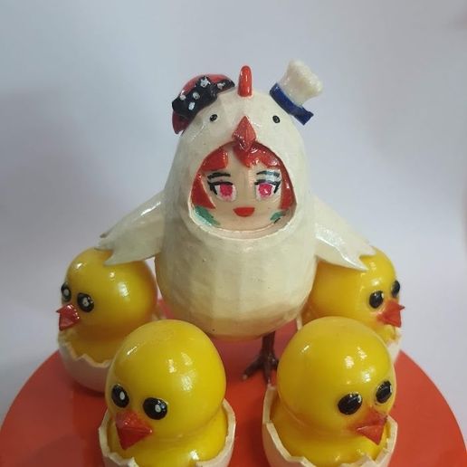 Takanashi Kiara and her employees 3D model