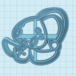 490-Manaphy.png Pokemon: Manaphy Cookie Cutter