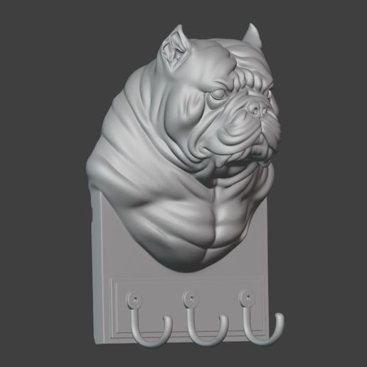 AMERICAN BULLY 3D COAT RACK