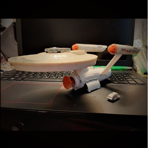 Dinky Toys USS Enterprise NCC-1701 Galileo Shuttlecraft Shuttle - 3D model önizlemesi