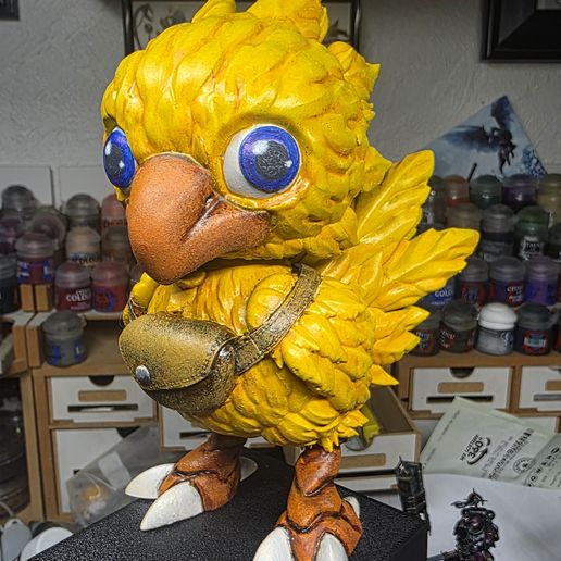 🐦 Chocobo Chibi - Final Fantasy -チョコボ-FANART FIGURINE・3D
