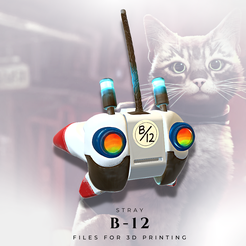 STRAY B-12 FILES FOR 3D PRINTING STL-Datei B-12 (Streuung)・Vorlage für 3D-Druck zum herunterladen