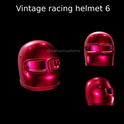 New-Project-2021-10-02T163138.018.png Fichier STL Casque de course vintage 6・Modèle pour impression 3D à télécharger