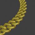 render-cadena.jpg Fichier STL Cadena cubana print in place cuban link chain・Idée pour impression 3D à télécharger