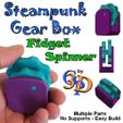 Gears-Fidget-IMG.jpg Steampunk Gear Box Fidget Spinner Toy for ADHD Anxiety Relief