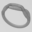 wf1.jpg Anel de elos com nó sobreposto torcido tamanhos 6 a 10 Modelo de impressão 3D