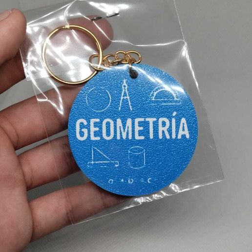 🔑 Set of key rings for subjects・Free 3MF File for 3D printing・Cults
