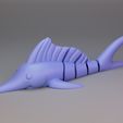 Flexi-Marlin-2.jpg Sylized Flexi Marlin Fish Stl Model