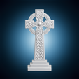 celtic-cross-statue1304-stl-3d-print-turntable-01-0deg.png Celtic Cross Statue 3D Print Model