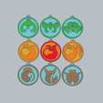Captura-de-pantalla-2022-10-10-235600.png 3D file KANTO INITIAL KEYCHAINS・3D printing design to download