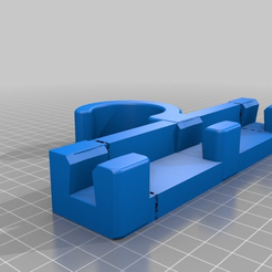 705e614956edc0e2c90d1f09069e0837.png Fichier STL gratuit Accroche-sacs 3 clip・Plan imprimable en 3D à télécharger