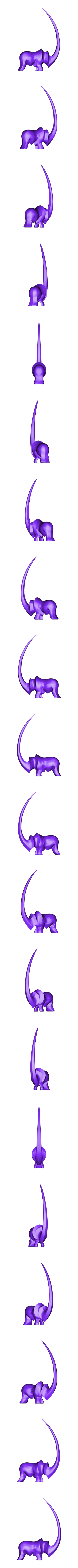 Rhinoceros.obj Rhinoceros