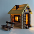002.png Log Cabin House Constructor Toy
