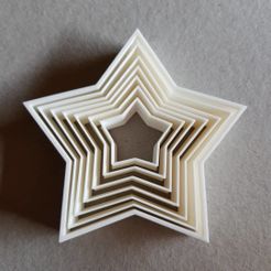 1.jpg Download 3MF file Star Cookie Cutters • 3D print template, 3Leones