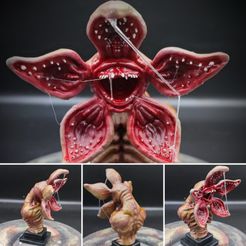 IMG_20220722_223055.jpg STL file Stranger Things - Demongorgon bust・3D printing idea to download