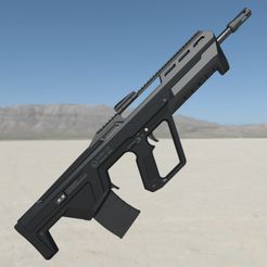 01.jpg 3D file Valorant 3X-PDR Bulldog Assault rifle Default skin. Video game, props, cosplay, STL・3D printer design to download