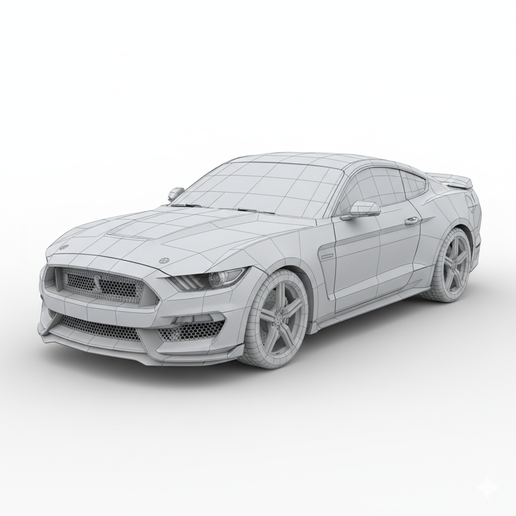 🚙 Ford Mustang Shelby GT350 car, vehicle, automobile, sports