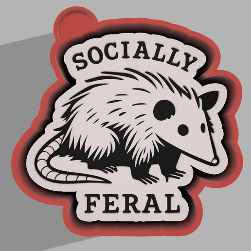 🐀🔥 Possum - Freshie, Keychain, Resin & Candle Mold