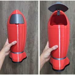 real-juntas.png STL file Trash Can / Trash Can - Fallout, Rocket, Space・3D print object to download