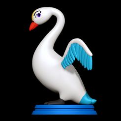 1.png Archivo STL La princesa del cisne Odette - La princesa del cisne・Diseño de impresora 3D para descargar, SillyToys