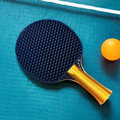 静音乒乓球拍 - 无气填充设计