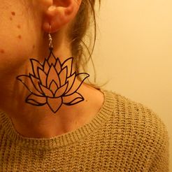 DSCN1150.jpg Lotus flower earrings