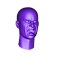 yelling_bald1.stl Yelling heads set - two version each