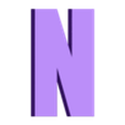 N.stl English Alphabet 26 letters
