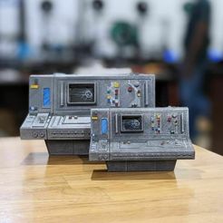 s-l1600-15.jpg Benutzerdefinierte Star Wars Computer-Konsole für 3,75 IN & 6 IN Figur Diorama