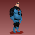 4.png Bob Parr Mr. Increíble de la película de dibujos animados Los Increíbles