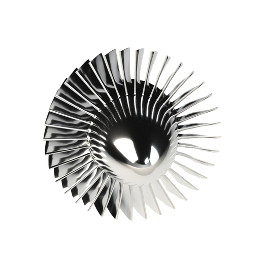 🤖 Axial Impeller・ STL File for 3D printing・Cults