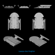 _preview-Laweya.png FASA Federation Non-combatants Part 1: Star Trek starship parts kit expansion #23a